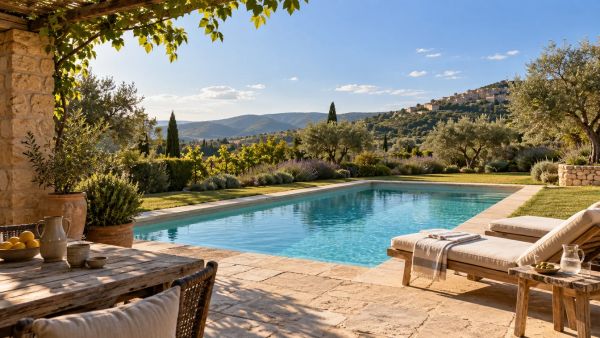Louez une maison de vacances avec piscine dans le Luberon