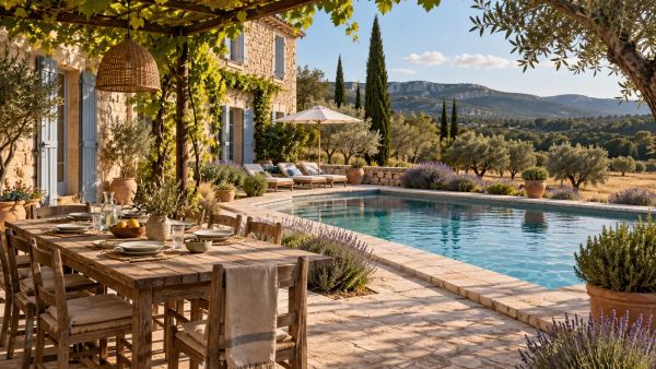Louez une maison de vacances avec piscine dans le Luberon